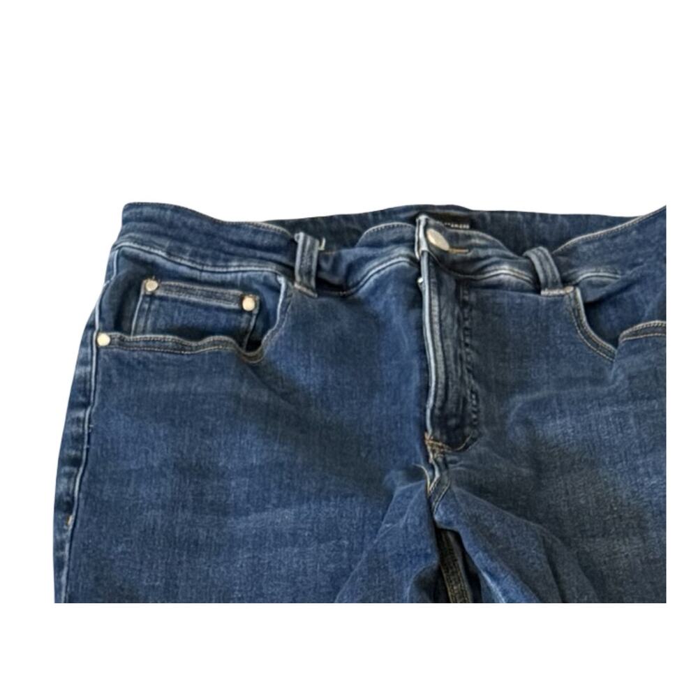 Universal Standard Jeans Womens Size 12 High Rise Straight Leg Blue Denim 31" - Picture 5 of 9